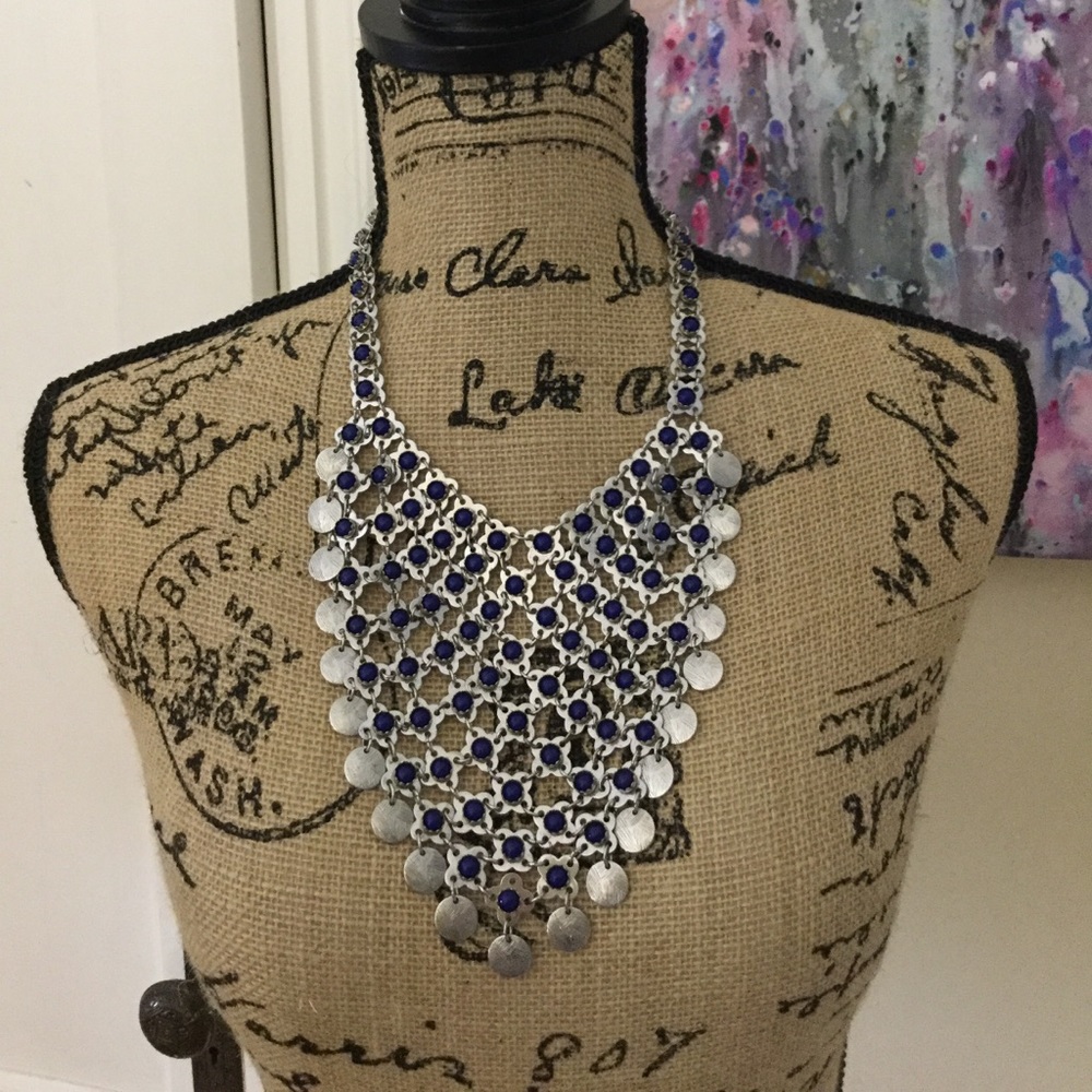 Artist Designed Chainmaille Bib-style Necklace